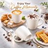12oz Coffee Mugs Set of 6, Large Ceramic Coffee Mugs for Man, Woman, Dad, Mom